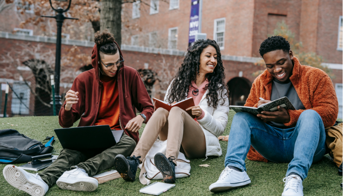Foreign students studying in American universities